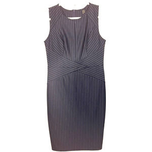 Vfshow, Pinstripe Women's Dress size XL coctail, casual work pencil work